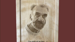 Laser Engraved Wooden Photo Plaque